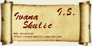 Ivana Skulić vizit kartica